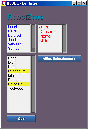 listes