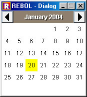 selection de date